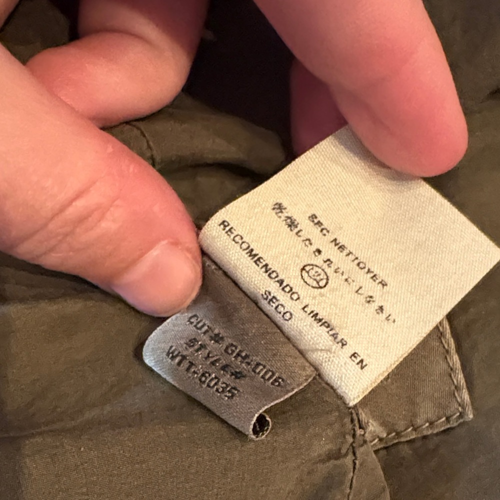 Taverniti So Jeans Olive Jacket with Unique Details - Picture 6 of 12